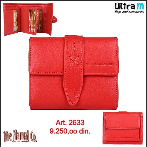 Zenski novčanik The Manual Co Art. 2633 Crveni