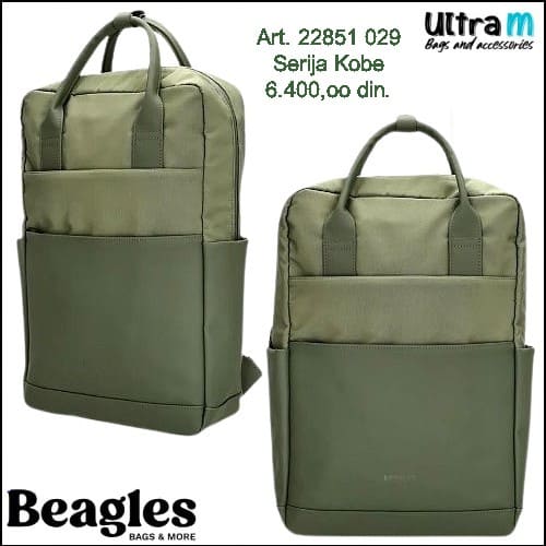 Ranac Beagles Art. 22851 029 Kobe laptop 15,6'' olive