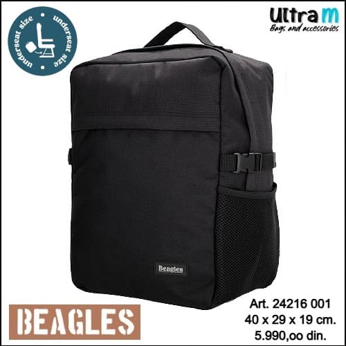 Ranac Beagles Art. 24216 001 Kyoto low cost underseat crni