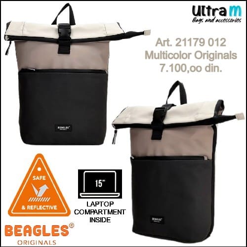 Ranac Beagles Originals Art. 21179 012 Multicolor originals laptop 15,6'' sivi