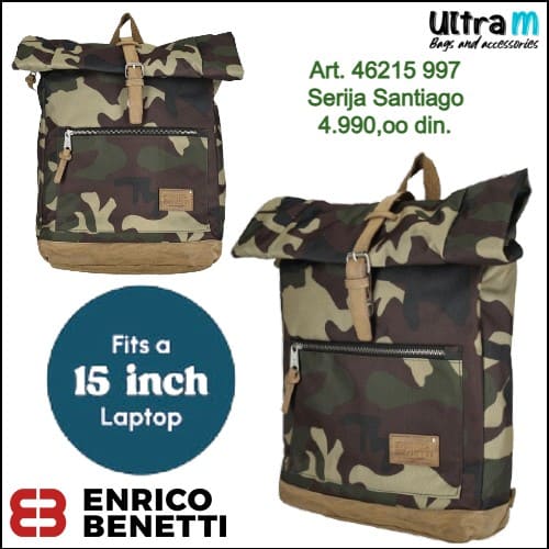 Ranac Enrico Benetti Art. 46215 997 Santiago military 15''