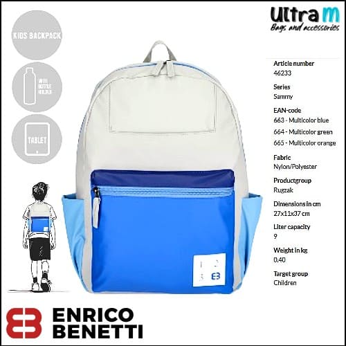 Ranac Enrico Benetti Art. 46233 663 Sammy tablet multicolor blue