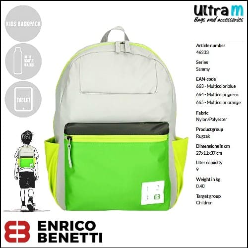 Ranac Enrico Benetti Art. 46233 664 Sammy tablet multicolor green