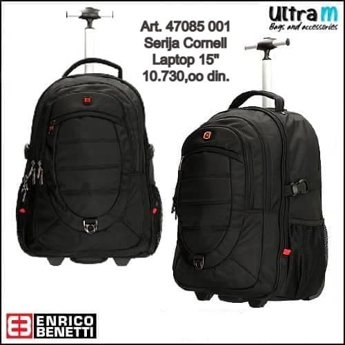 Ranac Enrico Benetti Art. 47085 001 Cornell Crni sa točkićima