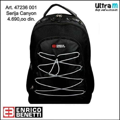 Ranac Enrico Benetti Art. 47236 001 Canyon crni