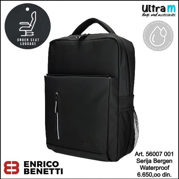 Ranac Enrico Benetti Art. 56007 001 Bergen Waterproof underseat black