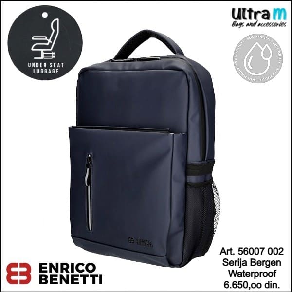 Ranac Enrico Benetti Art. 56007 002 Bergen Waterproof underseat navy