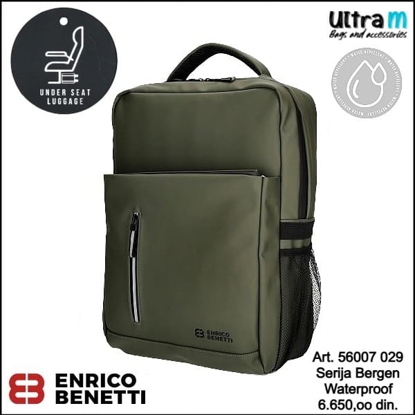 Ranac Enrico Benetti Art. 56007 029 Bergen Waterproof underseat olive