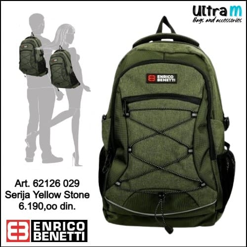 Ranac Enrico Benetti Art. 62126 029 Yellow stone maslinasti