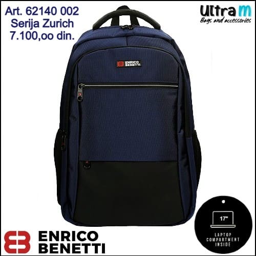 Ranac Enrico Benetti Art. 62140 002 Zurich laptop 17'' teget