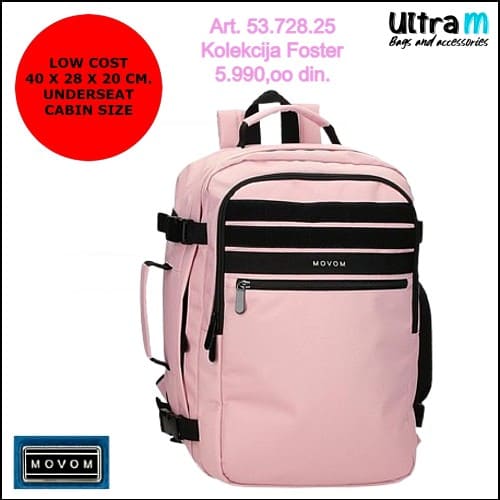 Ranac Movom Art. 53.728.25 Foster low cost underseat roze