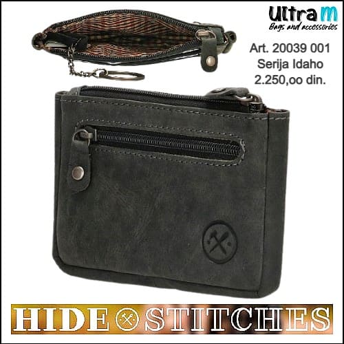 Etui za ključeve Hide & Stitches Art. 20039 001 Idaho crni