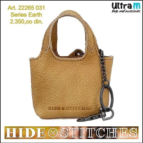 Key case Hide & Stitches Art. 22265 031 Earth kožni sand