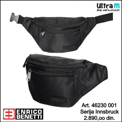 Torbica oko struka Enrico Benetti Art. 46230 001 Innsbruck crna