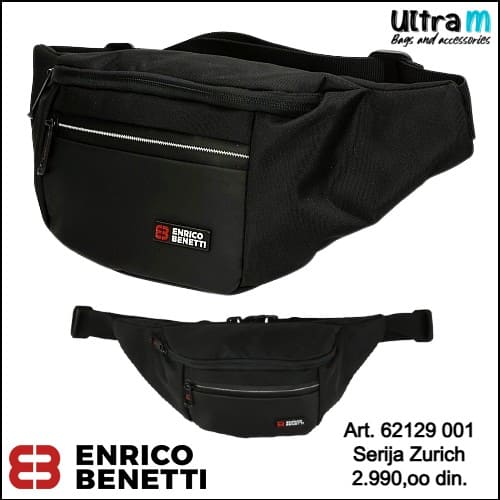 Torbica oko struka Enrico Benetti Art. 62129 001 Zurich crna