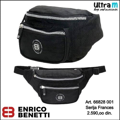 Torbica oko struka Enrico Benetti Art. 66828 001 Frances crna