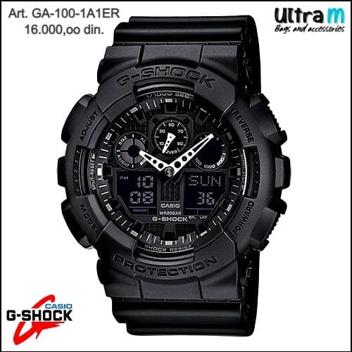 Muški ručni sat Casio Art. G-Shock GA-100-1A1ER