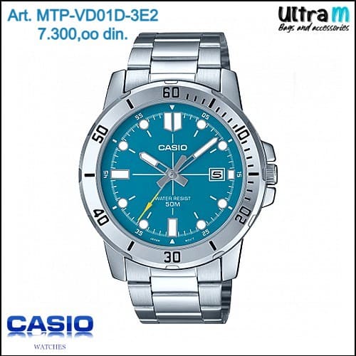 Muški ručni sat Casio Art. MTP-VD01D-3E2