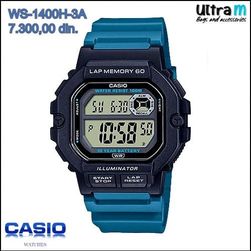 Muški ručni sat Casio Art. WS-1400H-3A Digitalni