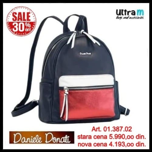 Zenska torba Daniele Donati Art. 01.387.02 Ranac multikolor