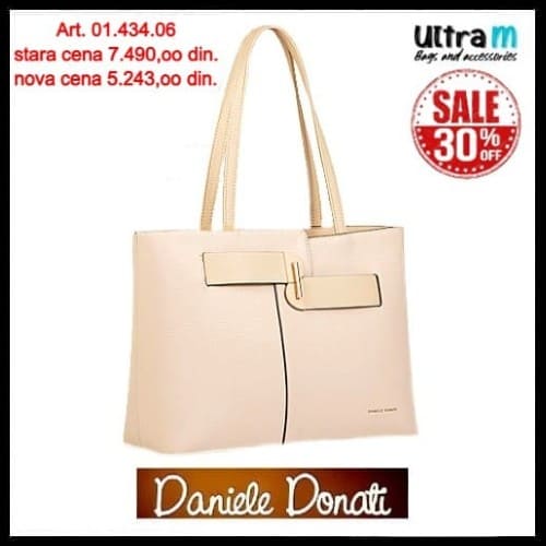 Zenska torba Daniele Donati Art. 01.434.06 Bež