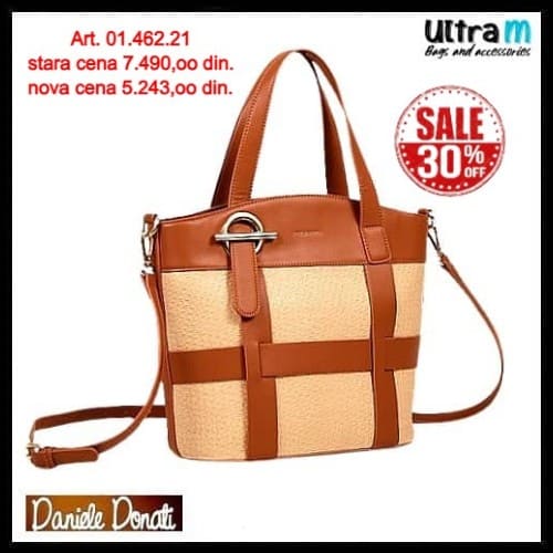 Zenska torba Daniele Donati Art. 01.462.21 Camel