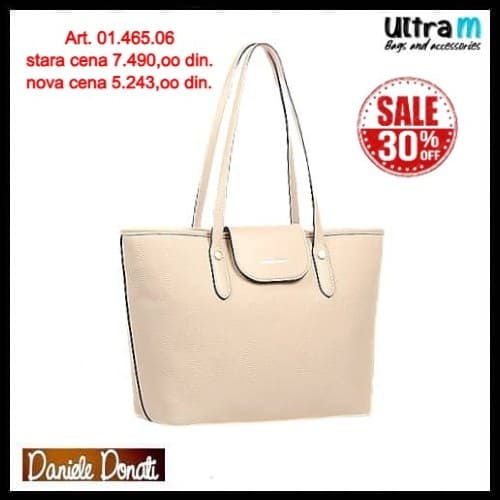 Zenska torba Daniele Donati Art. 01.465.06 Bež