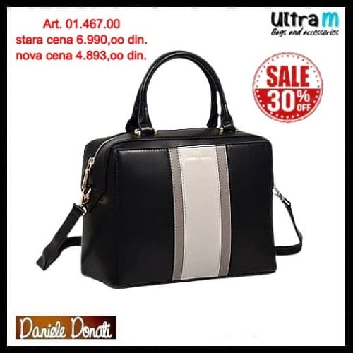 Zenska torba Daniele Donati Art. 01.467.00 Crna