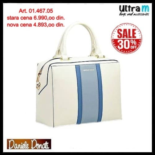 Zenska torba Daniele Donati Art. 01.467.05 Bela