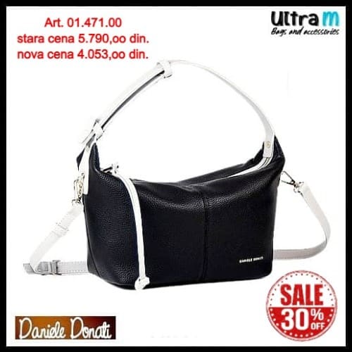 Zenska torba Daniele Donati Art. 01.471.00 Crna