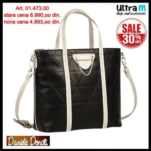 Zenska torba Daniele Donati Art. 01.473.00 Crna