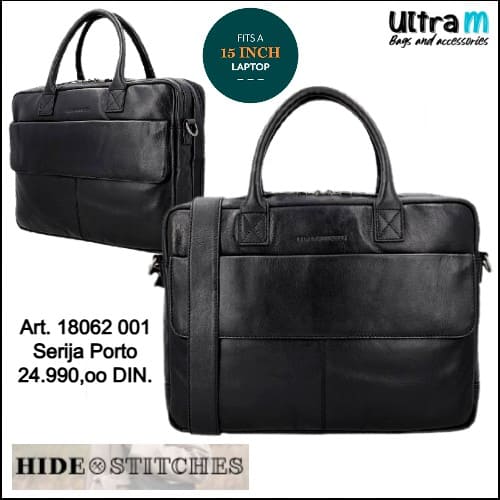 Poslovna torba Hide & Stitches Art. 18062 001 Porto Laptop 15.6''