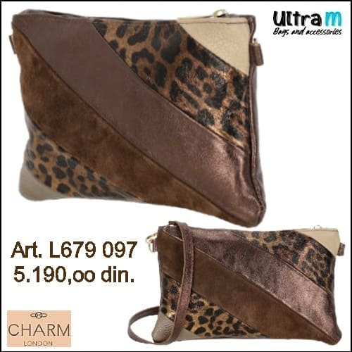 Zenska kožna tašna Charm London Art. L679 097 Anna multicolor