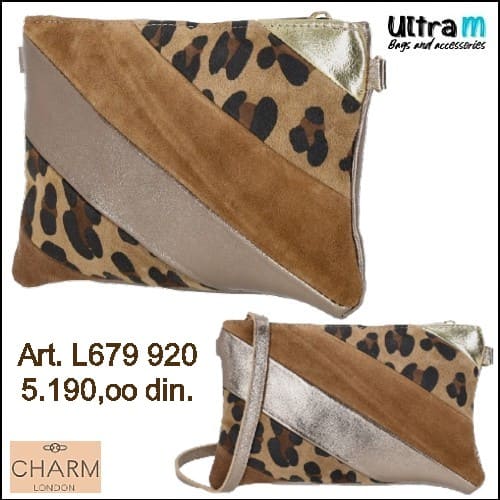 Zenska kožna tašna Charm London Art. L679 920 Anna multicolor