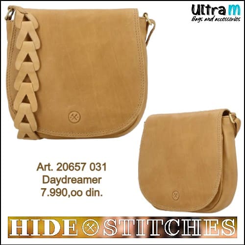 Zenska kožna tašna Hide & Stitches Art. 20657 031 Daydreamer sand
