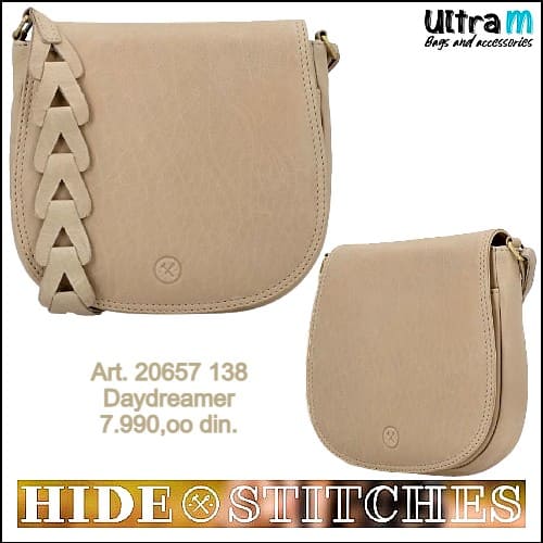 Zenska kožna tašna Hide & Stitches Art. 20657 138 Daydreamer cream