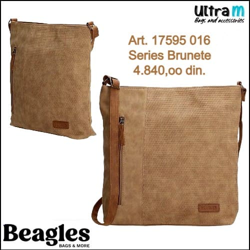 Zenska torba Beagles Art. 17595 016 Brunete taupe