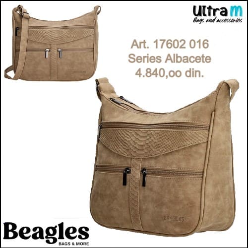 Zenska torba Beagles Art. 17602 016 Albacete taupe