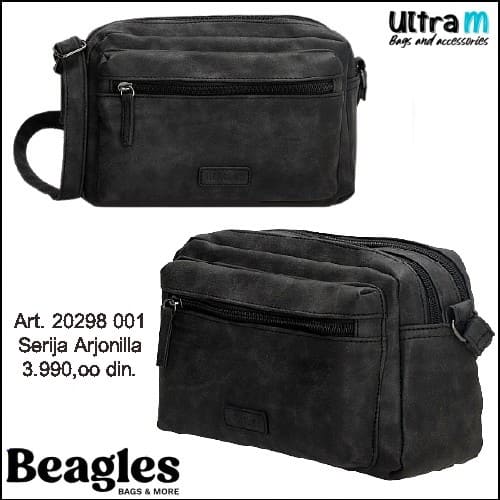 Zenska torba Beagles Art. 20298 001 Arjonilla crna