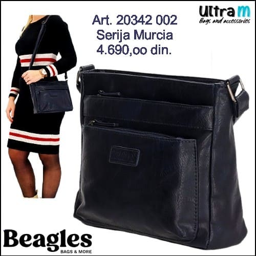 Zenska torba Beagles Art. 20342 002 Murcia teget