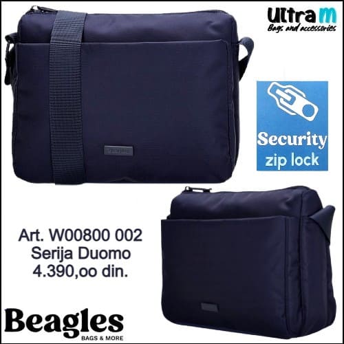 Zenska torba Beagles Art. W00800 002 Duomo plava