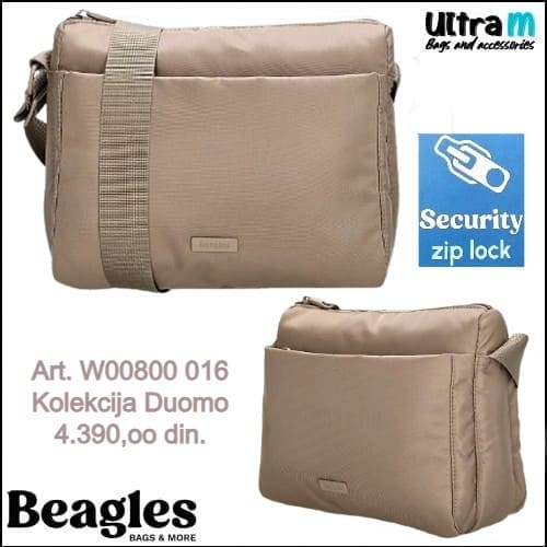 Zenska torba Beagles Art. W00800 016 Duomo bež