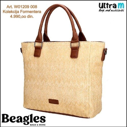 Zenska torba Beagles Art. W01209 008 Formentera natur