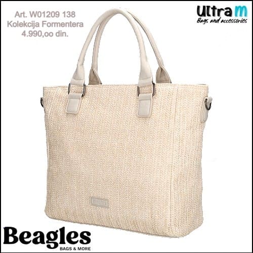 Zenska torba Beagles Art. W01209 138 Formentera cream