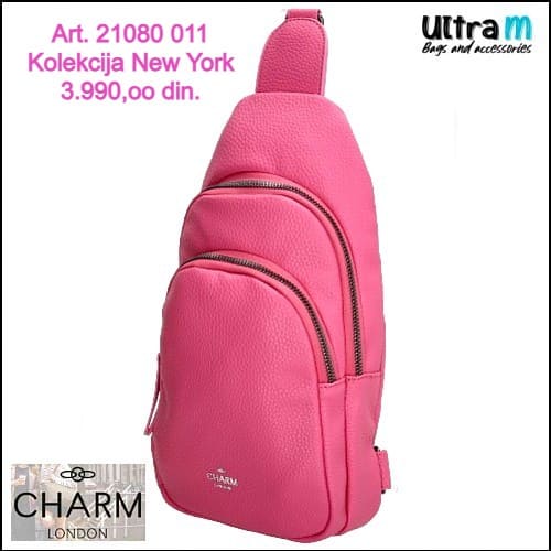 Zenska torba Charm London Art. 21080 011 New York crossbody pink