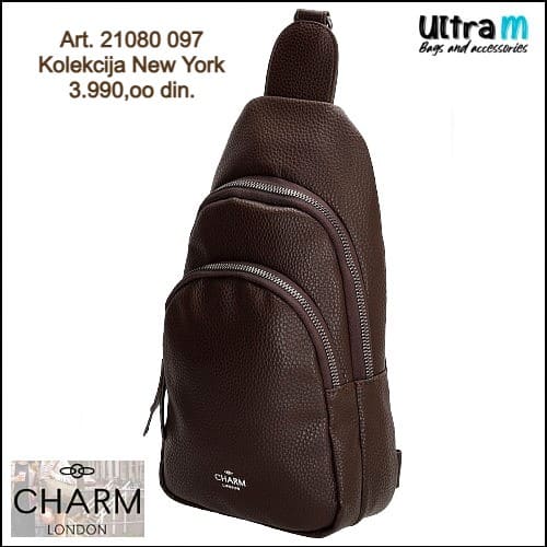 Zenska torba Charm London Art. 21080 097 New York crossbody braon