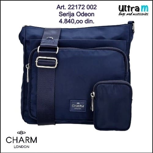Zenska torba Charm London Art. 22172 002 Odeon plava