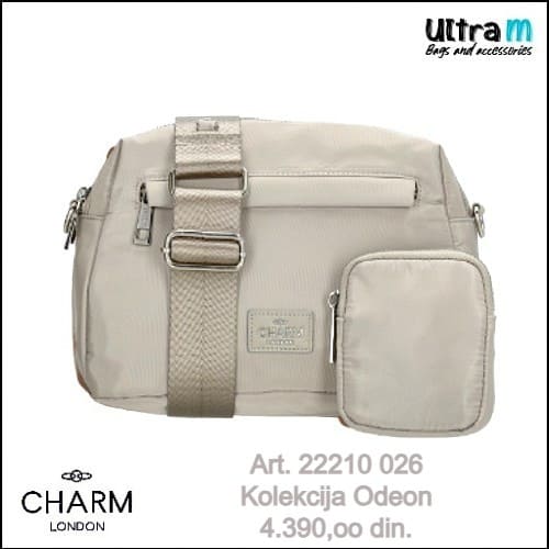 Zenska torba Charm London Art. 22210 026 Odeon svetlo siva