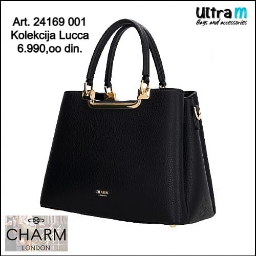 Zenska torba Charm London Art. 24169 001 Lucca crna