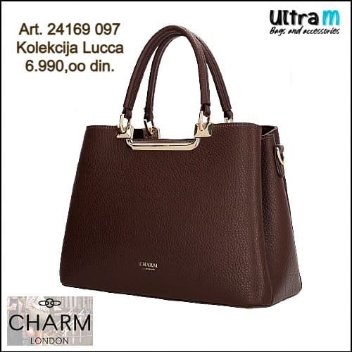 Zenska torba Charm London Art. 24169 097 Lucca tamno braon